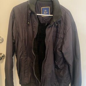 Men's Navy Puffer Jacket
